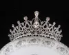 Bling Bling Set Crowns Ketting Oorbellen Legering Crystal Lovertjes Bruids Sieraden Accessoires Bruiloft Tiaras Headpieces Hair