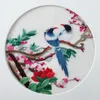 Chinese Double-side Silk Hand Embroidery Finished Works Round 20cm For Bag Clothing Hand Fan Painting Decoration Ornaments etc