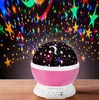 Lightme Stars Starry Sky Led Night Light Projektor Moon Lampa Batteri USB Barngåvor Barn Sovrum Lampa Projektionslampa GB1613