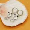 Fashion Accessories Goldfish Bigeye Goldfish Earrings White Round Zircon Women's Jewelry Earrings