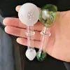 Nuova pipa a forma di fiocco di neve di colore ﾠ Accessori per bong, fumo di pipa ad acqua in vetro,