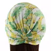Indian hat Hair Accessories Products TURBAN parent-child hat European and American popular turban hat New idyllic printed elastic cotton