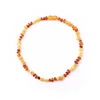 HAOHUPO Nature Baltic Amber Necklace Teething Jewelry Natural Amber Stones with Jute Bag GIC Individually3366937