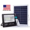 Lagerbestand in den USA +Solar-Flutlicht 10 W 40 W 60 W 100 W Outdoor-Flutlichter IP65 Flutlichtstrahler Solarbetriebenes LED-Flutlicht Außenwand