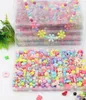 Mücevher Yapımı Kit DIY Renkli Pop Boncuklar Set Yaratıcı El Yapımı Hediyeler Akrilik Döküm Stringing Kolye Bilezik El Sanatları Çocuklar için 270I