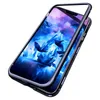 Magnetische Adsorption 360 Metall Telefon-Kasten für Samsung Galaxy S20 PLUS S20 Ultra-Full Coverage Rahmen Ausgeglichenes Glas 50pc