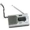 DHL 50 шт. Универсальный тонкий AM / FM Mini Radio World Receiver стереодинамики MP3 Player