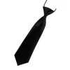 Детская галстука регулируемая эластичная шея связывает галстук детские аксессуары сплошные цветовые повседневные галстуки для детей.