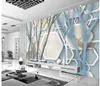 3D photo wallpaper custom 3d wall murals wallpaper Large 3D stereoscopic tree pattern living room TV background wall papel de parede