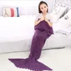 Mermaid Blanket cauda High Grade laço Quintal Knitting Factory Direct Blanket Thicken Crianças Mãe Família Cobertor Cobertores Rabo Quente