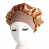 1 2 5 10pcs 58 cm couleur solide SALIRIE LONGE FEMMES SATIN Bonnet Capeur nocturne Chapeau de soie enveloppe de tête Ajustement Caps de douche 2082912