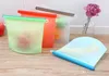 2019 novo Reutilizável Silicone Food Preservation Bag Selo hermético Food Storage Container Versátil Saco de Cozinha Frete Grátis