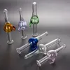 Long Smoking Accessories Carb Cap Dabber Color OD: 20mm Fit Orion Quartz Banger Flat Top Round Bottom Glass Bong Dab Oil Rigs Water Pipe 771
