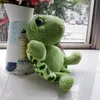 Hele Nieuwe 20 cm knuffels Super Groene Grote Ogen Gevulde Schildpad Dier Pluche Baby Speelgoed Gift3236379