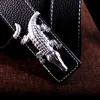 Cinture di lusso con fibbia per cinture di moda design di design per uomini e donne di alta qualità men039s fibbie in argento coccodrillo ceinture8051716