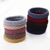 Nya 100pcs / Lot Women Girls Simple Basic Elastic Hair Bands Tie Gum Scrunchie Ponytailhållare Gummi Bands Mode Hårtillbehör