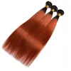 Brasilianisches reines Haar Peruanisches Menschenhaar Indisches gerades 1B/Lila 1B/350 Ombre Farbe 1B/Grün 1B/Pink Malaysisches Haarbündel 3PCS