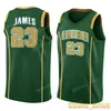 NCAA Dwyane 3 Wade Jesrey Marquette College LeBron 23 James St. Vincent High School Jersey