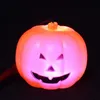 Halloween Portable Festival Lanterna Zucca Face Light Lamp Lampeggiante Decorazione Luci a LED per bambini Giocattoli Regali