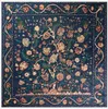 Nowy 100% Jedwabny Szalik Kobiety Duże Szale Pragnienie Drzewo Print Stole Square Bandana Kerchief Scarf Kobieta Foulards 130cm