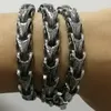 16-40 '' longueur variable dragon lien hommes/garçon bijoux punk en acier inoxydable 316L 2 type d'usure méthode chaîne colliers ou bracelet 1pc