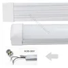 LED Mağaza Işık Fikstürü 8ft T8 72 W 7200LM Temizle Kapak 6000 K Beyaz Tüp Işık Tak ve Garaj Deposu için Çalma 25-Pack