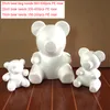 DIY Rose Bear Akcesoria worka Piana Niedźwiedź Monta 200pcs Pe sztuczne głowice kwiatowe róży Rose Bear Luck Pies Form