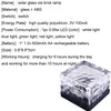 태양열 얼음 벽돌 LED 램프 경로 정원 풍경 악센트 조명, 쿨 흰색, 방수, 야외 조경 조명 크레스트 cheech