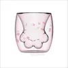 s Cat Paw Mug Cat-claw Coffee Mug 2019 s Limited Eeition Cat Foot Cup Sakura 6oz1027161