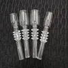 10mm 14mm 18mm quartz tip roken accessoires voor mini nectar collector kit quartzs nagel dabber filter tip gratis verzending GQB19-21