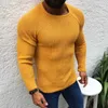 2019 gestrickte Pullover Männer Warme O Neck Pull Strickwaren Herbst Winter Kleidung Casual Trikot Jumper Feste Pullover Pullover Homme