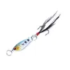 Hengjia 100 sztuk / partia 2.5cm 5g 3D oczy Mini Pakiet Lead Fish Feather Road Sub Bait Metal Fish Bait Darmowa Wysyłka