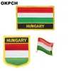 Singapur flagge patch abzeichen 3 stücke ein satz patches für kleidung diy dekoration pt0192-3