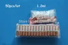 50 pz/lotto 1.2ML Mini Vuoto di Plastica Trasparente Lip Gloss Tubo con Tappo In Oro Rosa, piccolo Rossetto/Labbro Bottiglia Campione Riutilizzabile