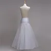 Fast Shipping 1 Hoop A Line One Tulle White Satin Edge Wedding Petticoat Wedding Accessories Crinoline Petticoat Wedding Skirt CPA1338