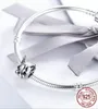 REAL 925 Sterling Silver Charms Pärlor för europeiska armband Bulldog hundpärlor passar charm armband diy djur smycken tillbehör242v