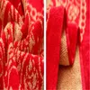 Fabriks grossist stor röd hej ord bröllop förtjockning handduk tecknad kreativ bröllop present handduk röd tvätt ansiktshandduk