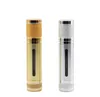 30 ml 50 ml Top Glitzerndes Gold Silber Leere Vakuumpumpe Reiseflaschen Airless Make-up Hautpflegebehälter Verpackung SN435