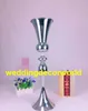 Nuovo stile Splendido palcoscenico per matrimoni decorazione fiore stand centrotavola in metallo decor821
