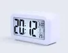Smart Sensor Nachtlampje Digitale wekker met temperatuurthermometer Kalender, stille bureauklok Bankbedekking Snooze SN540