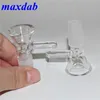 14mm Thick Glass hookah Bong Slides Bowl With Handle Funnel Male Hourglass Smoking Accessories Water Pipe Bongs Bowls silicone hand pipes