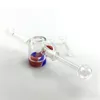 Glazen oliebrander Pipe Rig Sticks Collector Tips Kit met Pyrex 10 mm mannelijke rookpijpen 10 ML siliconen container Reclaimer Water Bongs