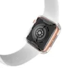 Роскошный прозрачный чехол из ТПУ для Apple Watch Series 8, 7, 6, 5, 4, 3, гель, мягкий передний экран, полностью покрытая защитная пленка для экрана, 45 мм, 44 м, 42 мм, 41 мм, 40 мм, 38 мм, izeso