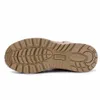 Outdoor Herfst / Winter Militaire Tactische Laarzen Heren Ademend Desert Combat Enkellaarzen Beige Army Shoes