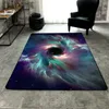 3D Galaxy Space Rugs and Mattor för hallen vardagsrum sovrum kaffebord golvmattor universum mönster antislip mattor293a