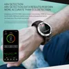 Tela DT08 Rodada Toque Esporte relógio inteligente HRV Detecção IP67 Waterproof Heart Rate Monitor Smartwatch Homens Outdoor