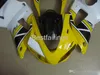 ZXMOTOR 7 подарков обтекательный комплект для Yamaha R1 1998 1999 белые черные желтые центры YZF R1 98 99 BD24