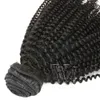 브라질 인간 버진 아프리카 곱슬 브라질 머리 직물 번들 씨실 제품 깊은 곱슬 인간의 머리 확장