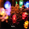 10 LED Pendurado Decoração de Halloween Abóboras / Fantasma / Aranha / Crânio LEVOU Cordas Luzes Lanternas Lâmpada Para DIY Fontes Do Partido Ao Ar Livre Para Casa