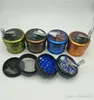 5color 63mm sharpstone Grinder avec poignée de tabac en pierre pointue en aluminium Manivelle CNC métal expédition Grinder gratuit fumeurs